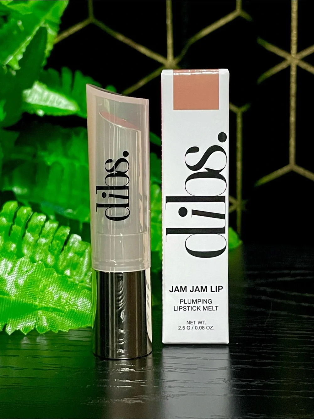 Dibs Jam Jam Lip Plumping Lipstick Melt in Shade Fig Fantasy